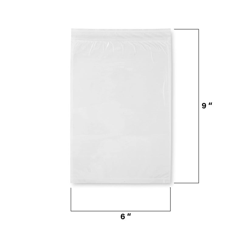 MT Products Clear Plastic Envelope Pouch 6" x 9" - Disposable Blank Packing List for Shipping - Pack of 50 - Image 3